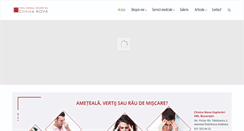 Desktop Screenshot of clinicanova.ro